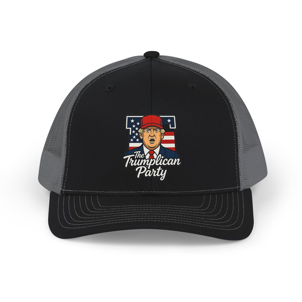 The Trumplican Party™ Mesh Snapback Trucker Cap | D-10 - Image 1
