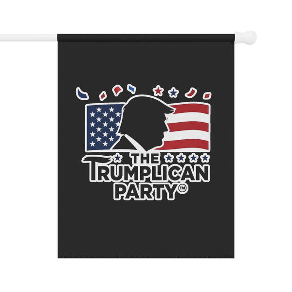 Political Garden Flag — "The Trumplícan Party" Patriotic Yard Banner D-23
