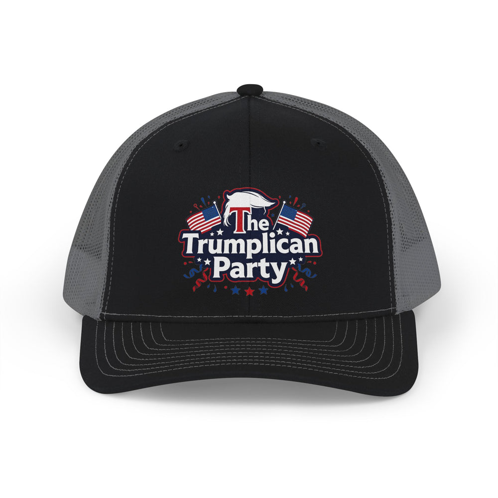 The Trumplican Party™ Mesh Snapback Trucker Cap | D-1 - Image 1