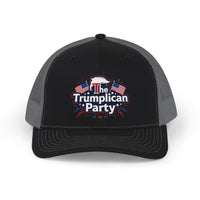 The Trumplican Party™ Mesh Snapback Trucker Cap | D-1 - Image 1
